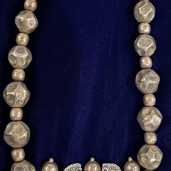 Antique silver necklace - Picture 1 of 11